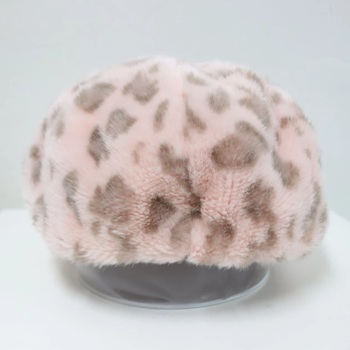 MON TRESOR 딸기우유 호피 퍼 모자 61579 상품이미지2