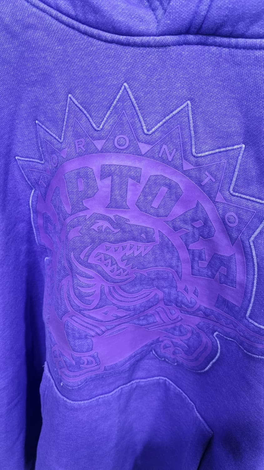 (미첼 엔 네스) 토론토 퍼플 후드티 기모 105적당 (표기L) 상태좋음 상품이미지2