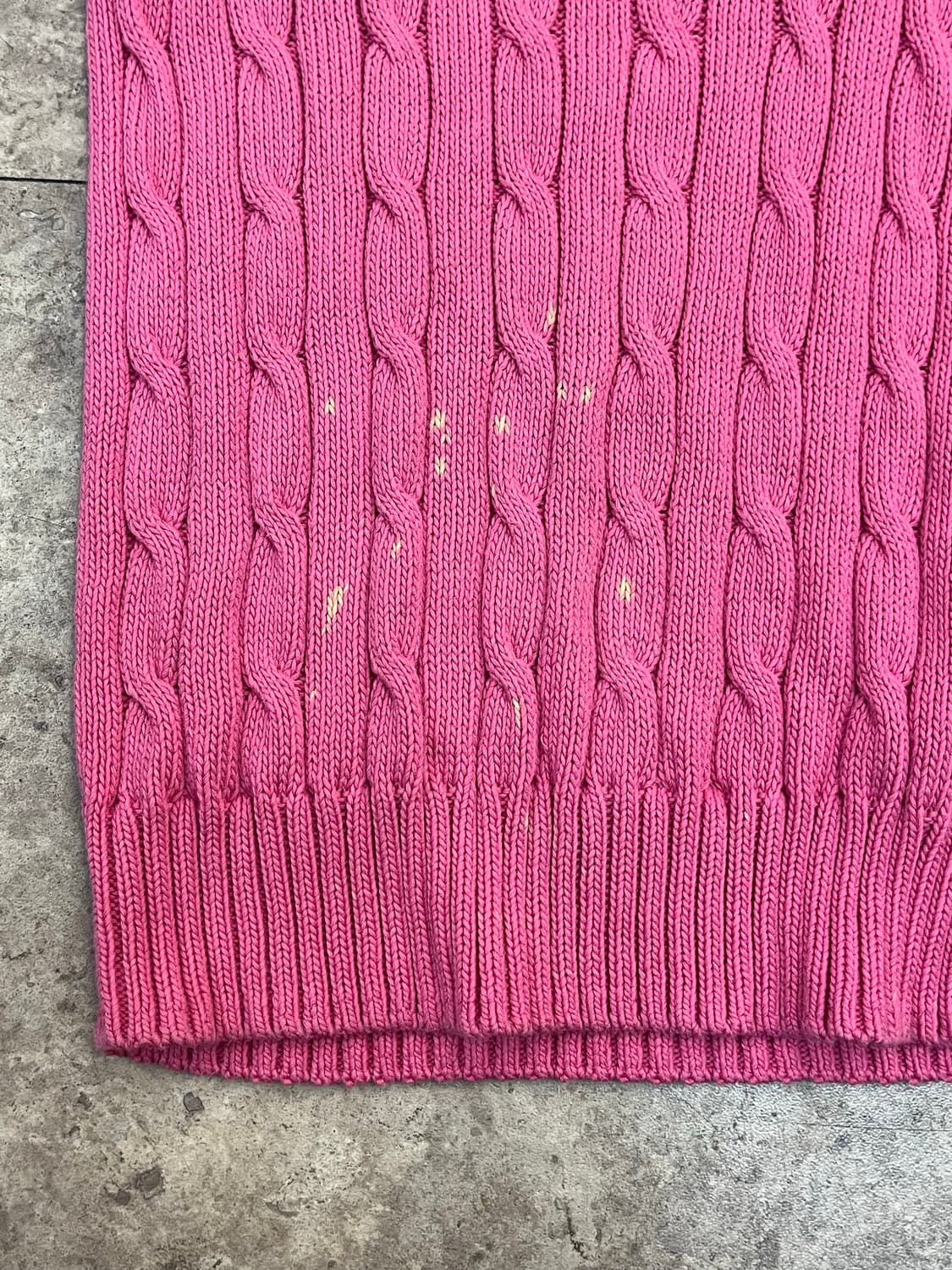 폴로 랄프로렌 반팔 포켓 니트 핑크 S #csz3039  상품이미지6