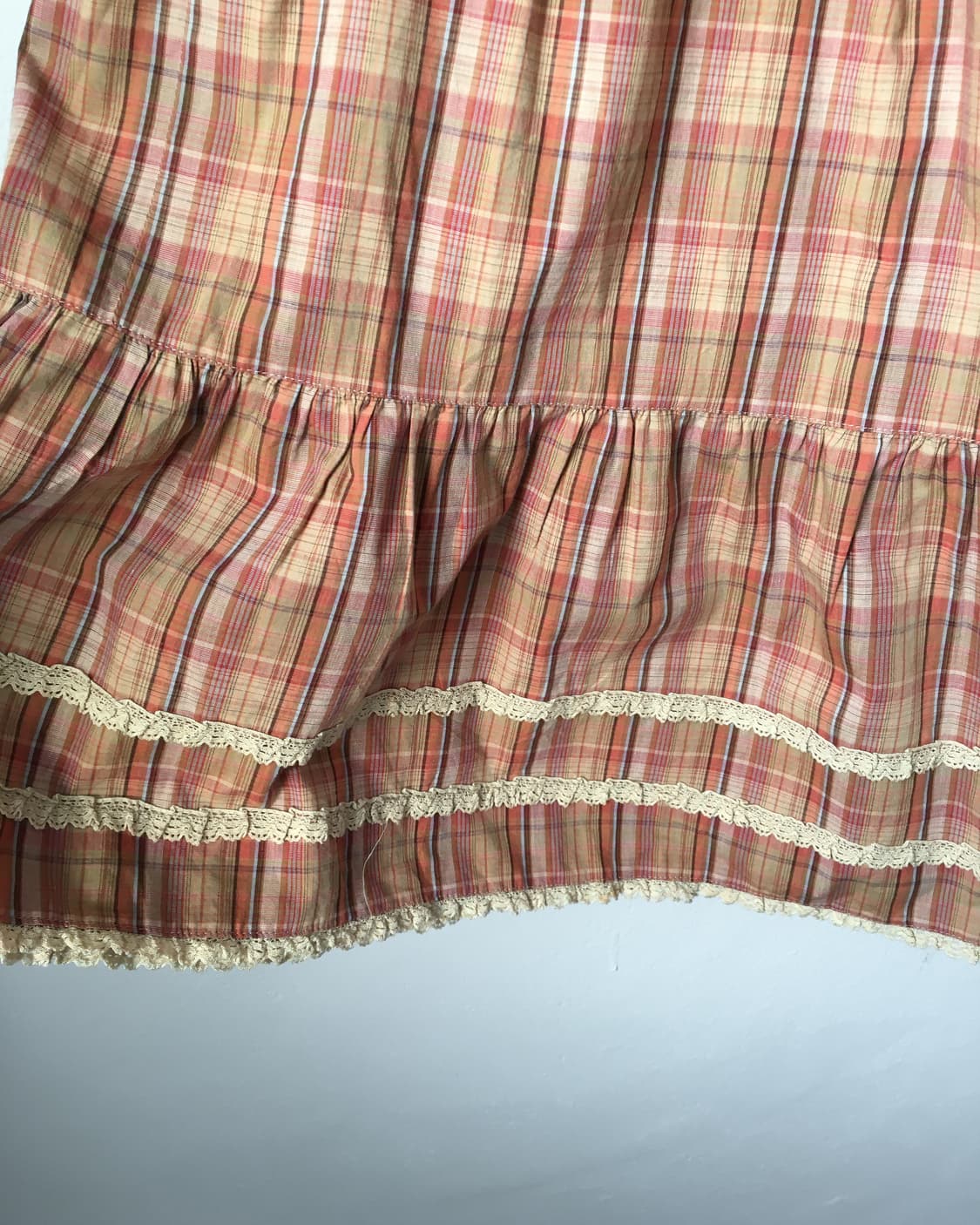 Check pattern skirt 상품이미지3