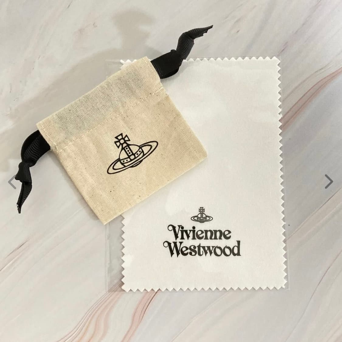 비비안 웨스트우드 아카이브 화이트 크리스탈 orb 팬던트 목걸이 상품이미지7