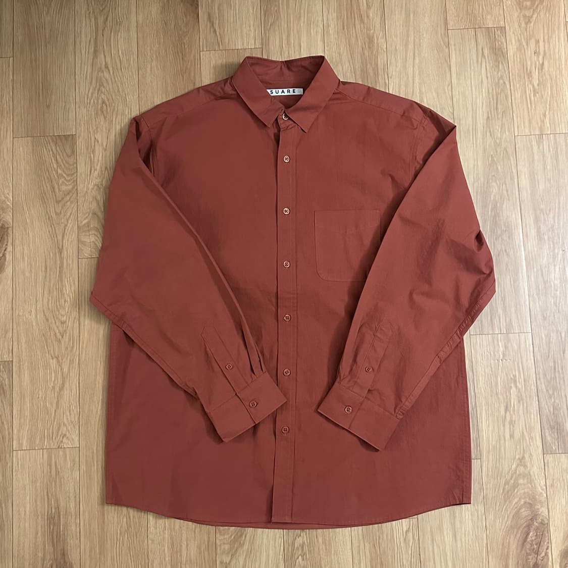 수아레 데일리 바이오 셔츠 브릭 L 상품이미지1