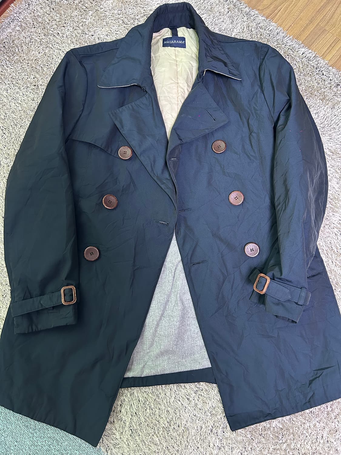 이태리제 아쿠아라마 더블코트 사이즈 105 상품이미지1