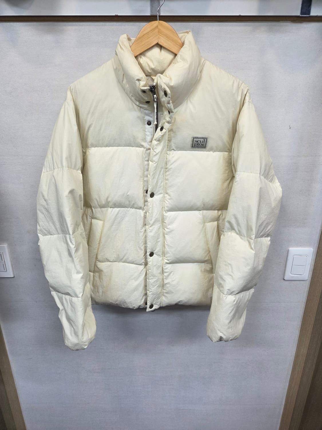 스컬프터 백로고 덕다운 나일론 푸퍼패딩 L 상품이미지1