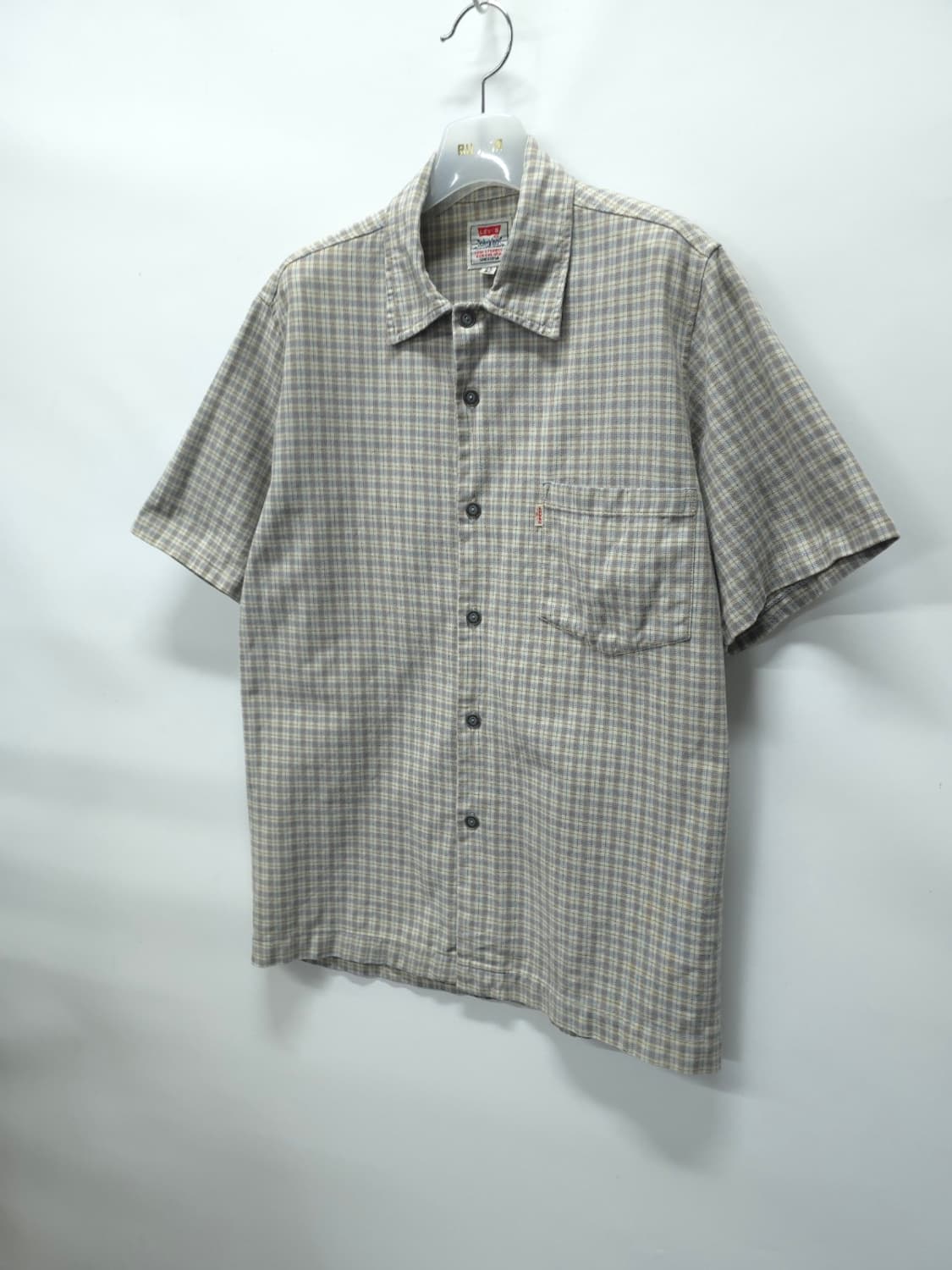리바이스 90s 빈티지 화이트탭 체크 반팔 셔츠 (95100) 상품이미지2