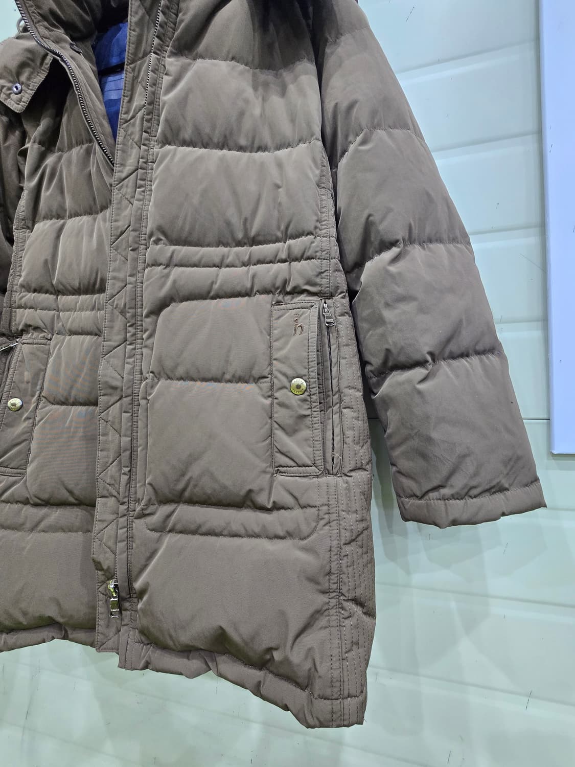 헤지스 브라운 롱패딩 점퍼 상품이미지7