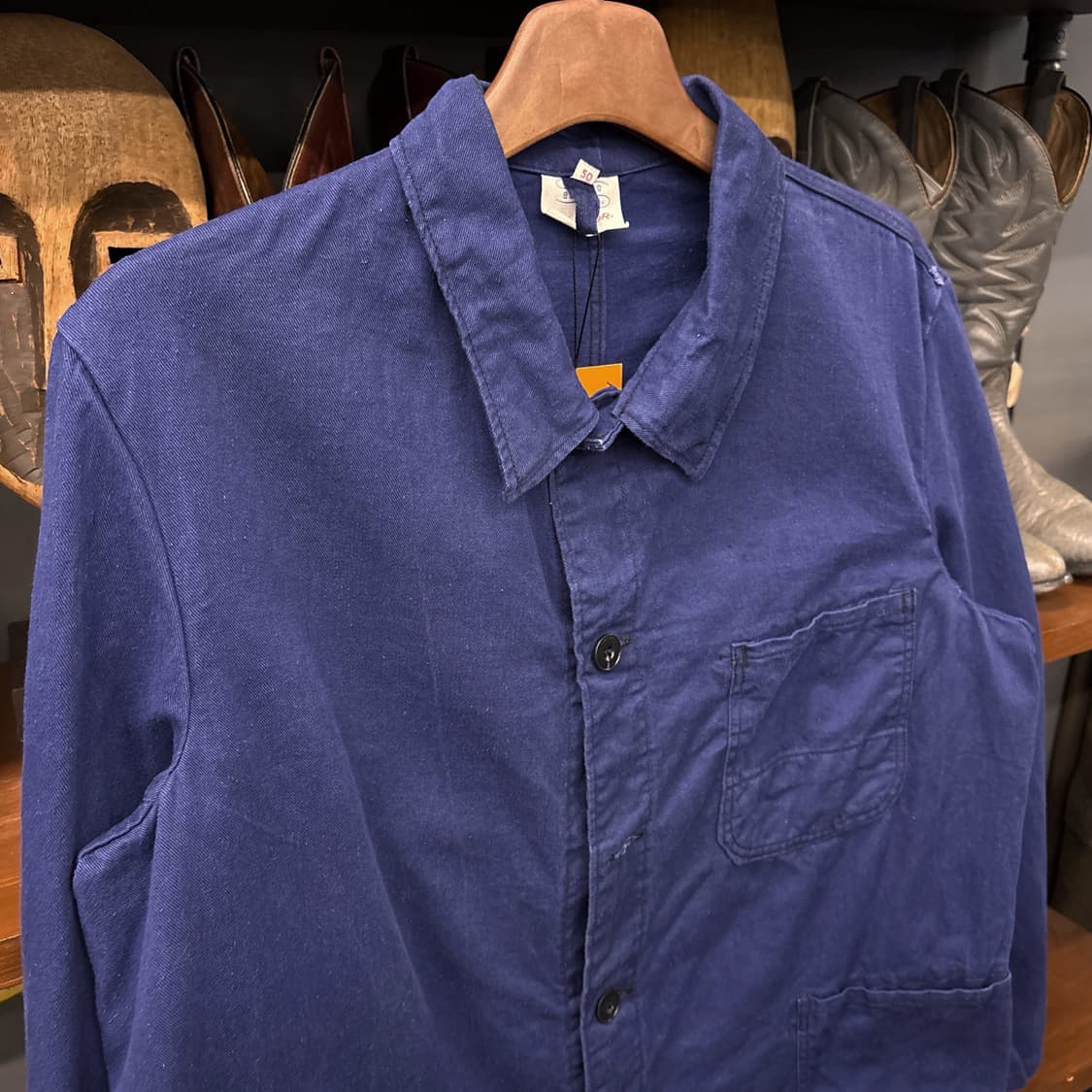 60~70s esteinco 독일생산 샌포라이징 프렌치 워크자켓 N711 상품이미지3