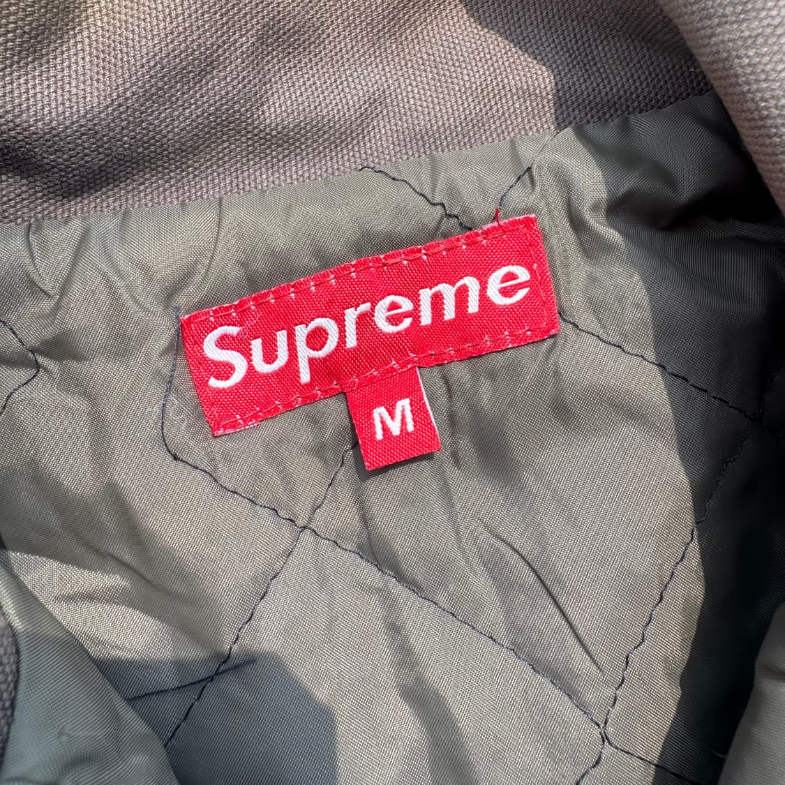 [M] Supreme 슈프림 칼하트 오마쥬 워크 자켓 상품이미지9