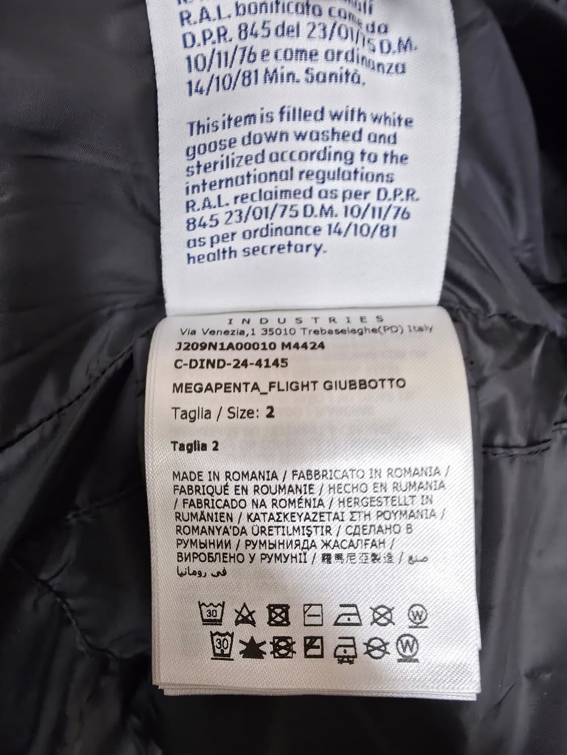 Rick owens x Moncler 메가 펜타 플라이트 자켓 2사이즈 상품이미지8