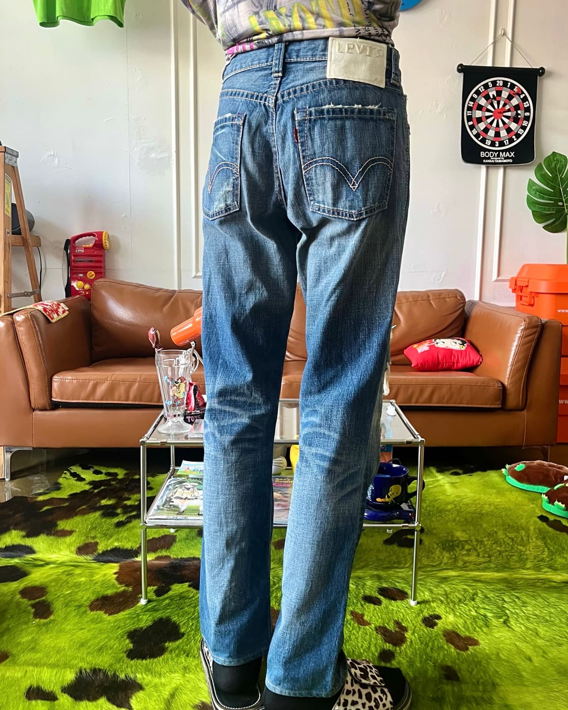 2000‘s Levi's Japan OS502 Repair Jeans 상품이미지3