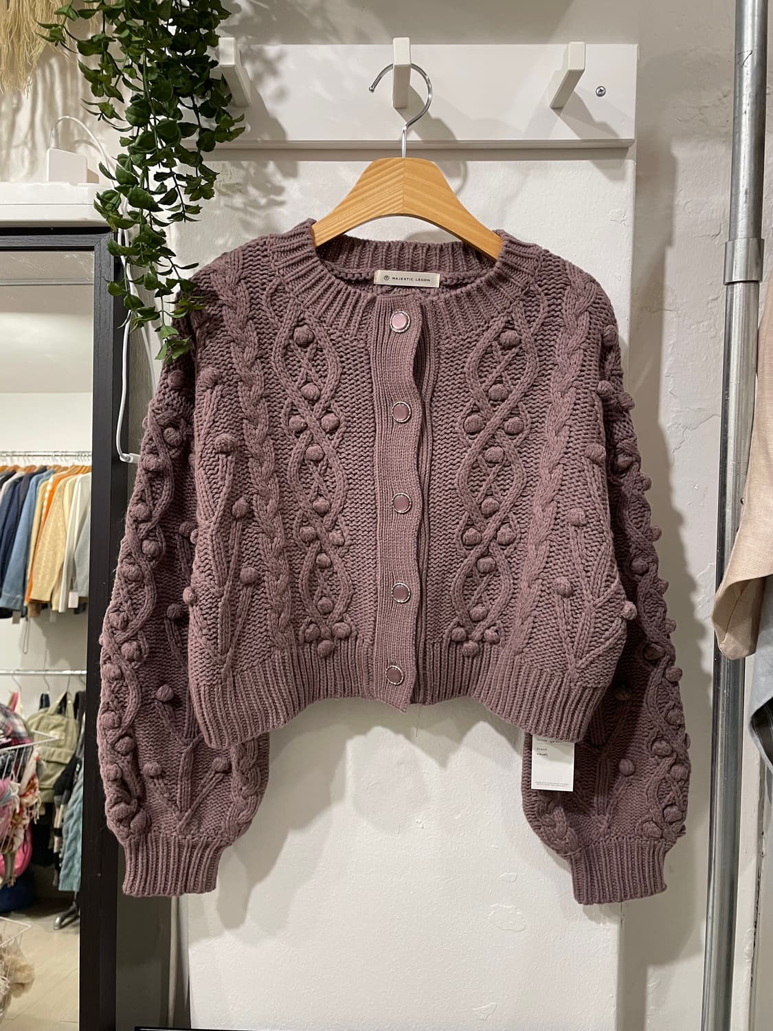 마제스틱 폼폼이 가디건 상품이미지6