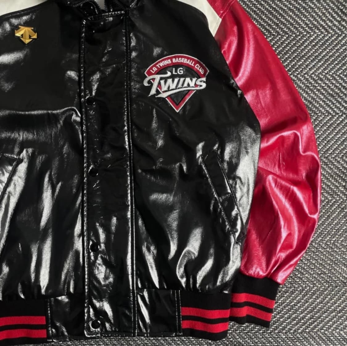 데상트 Lg 트윈스 올드스쿨 베이스볼 자켓o 2941 상품이미지2