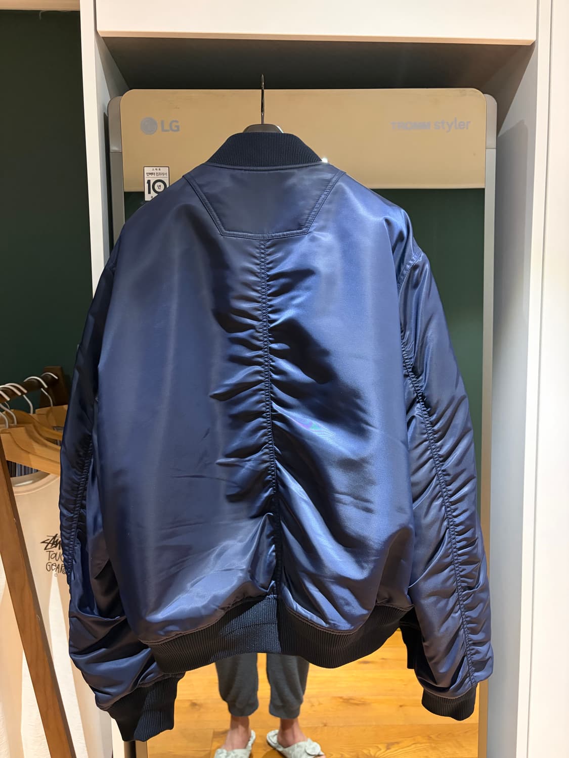 준지 25FW 레귤러 핏 네이비 마원 50 풀 구성품 상품이미지3