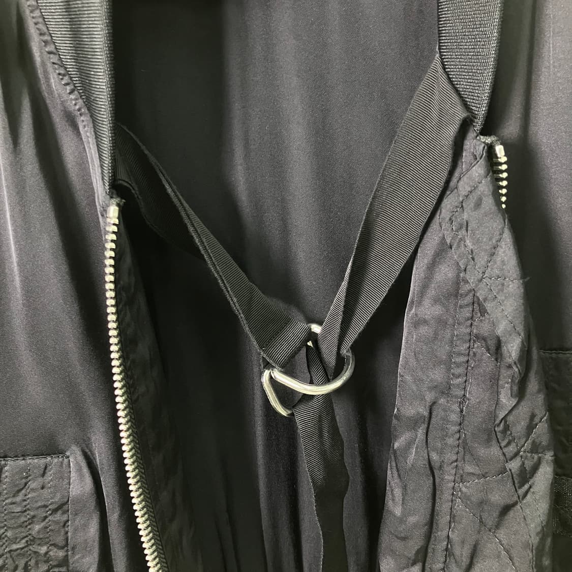 Diesel 디젤 셔링 크롭 봄버 자켓 XS 상품이미지8