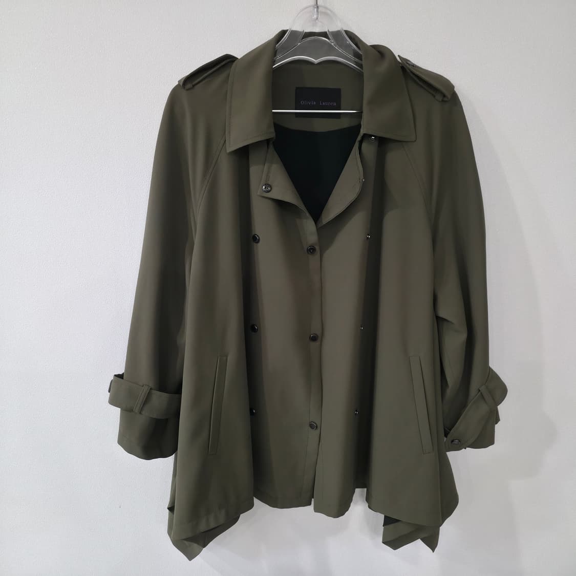 올리비아로렌 카키 트렌치코트 95 상품이미지1