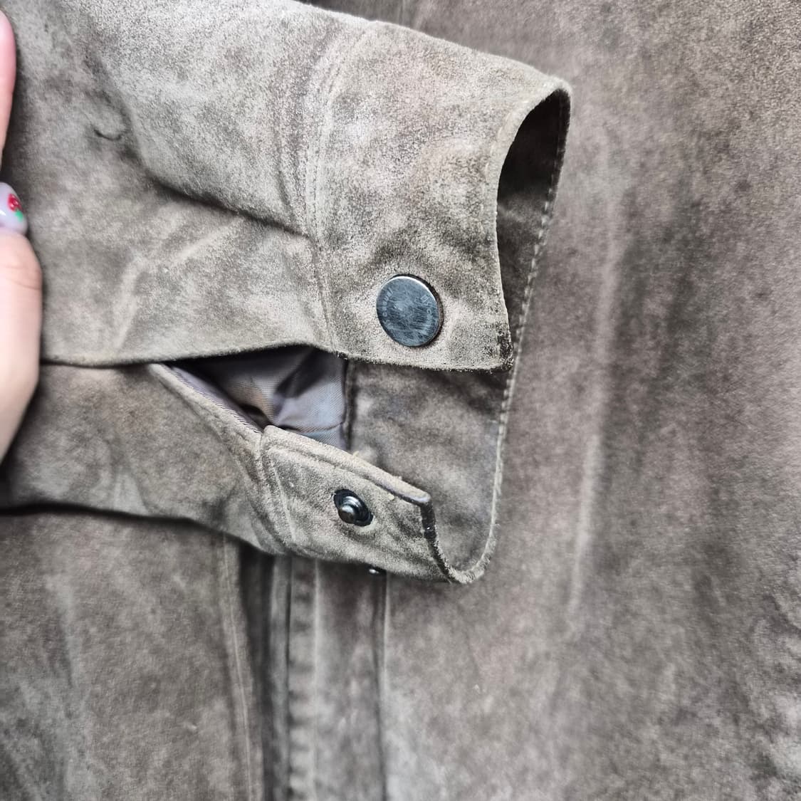 브라운 소가죽 자켓 남성 L 상품이미지5