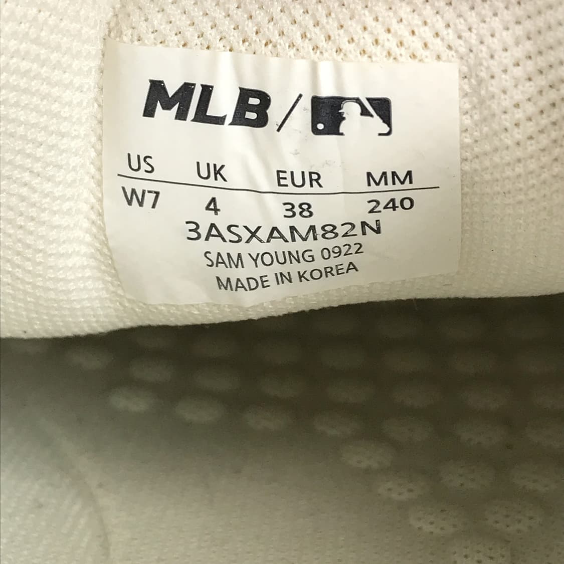 MLB 엠엘비 청키 클래식 힐 다이 모노그램 신발 여성240 상품이미지10