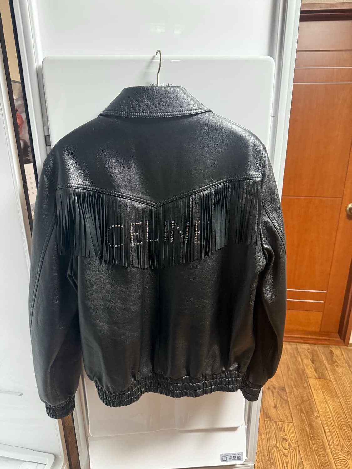 셀린느 22ss 레더 프린지 자켓 팔아요 상품이미지3