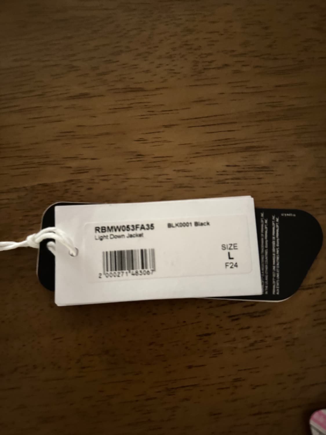 [L] ROA 라이트 다운 자켓 블랙 상품이미지5