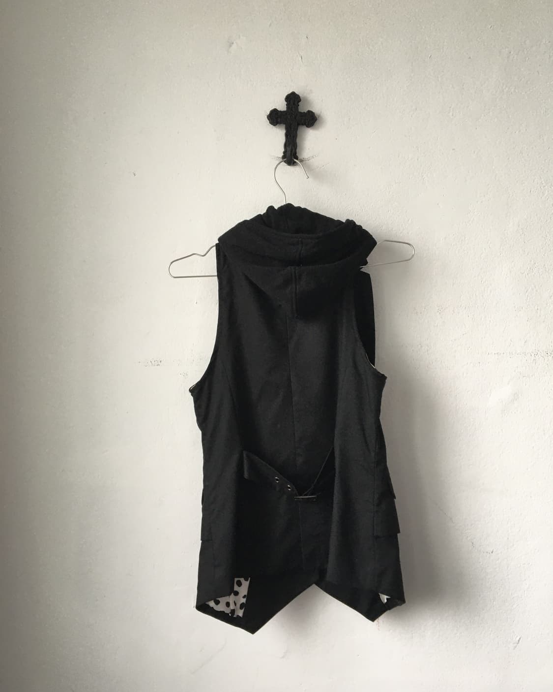 Vest double layered hood sleeveless 상품이미지4