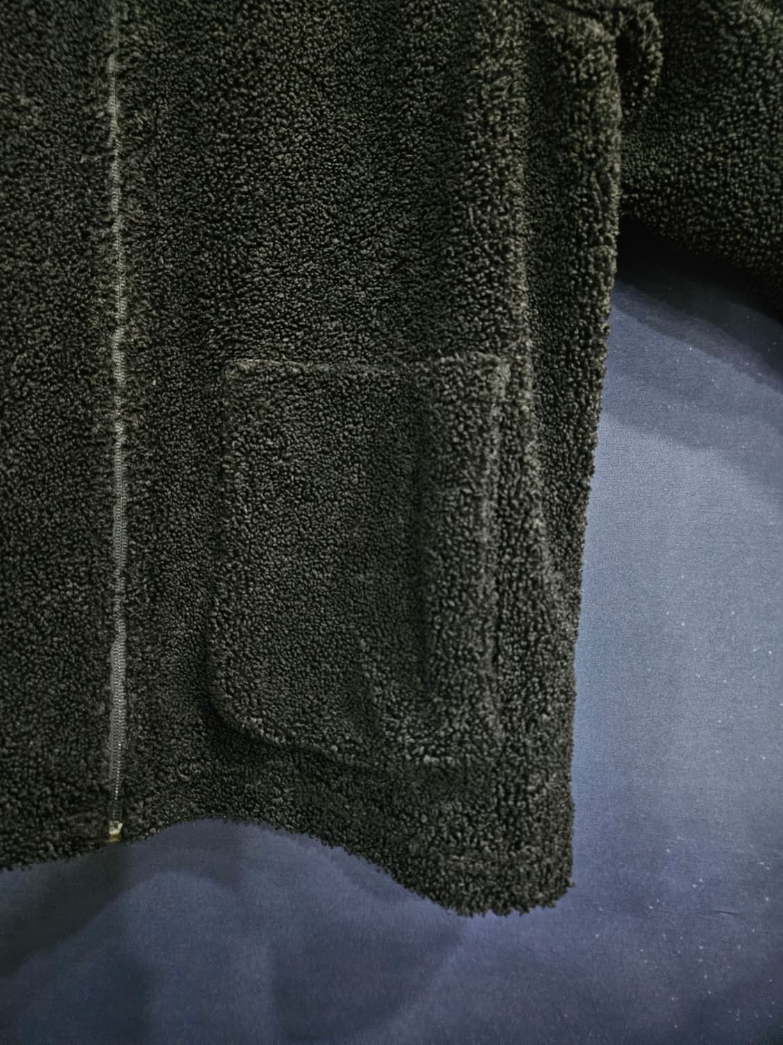 아디다스 블랙 남성 110 후리스 집업자켓  상품이미지6