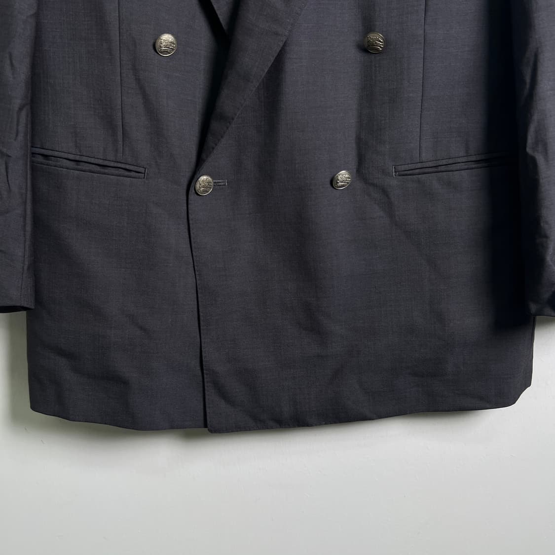 버버리 은장 버튼 더블 브레스티드 블레이저  상품이미지5