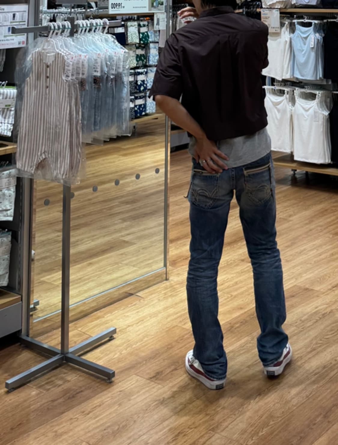 EDWIN 에드윈 블루트립 웨스턴 포켓 워시드 데님 상품이미지7