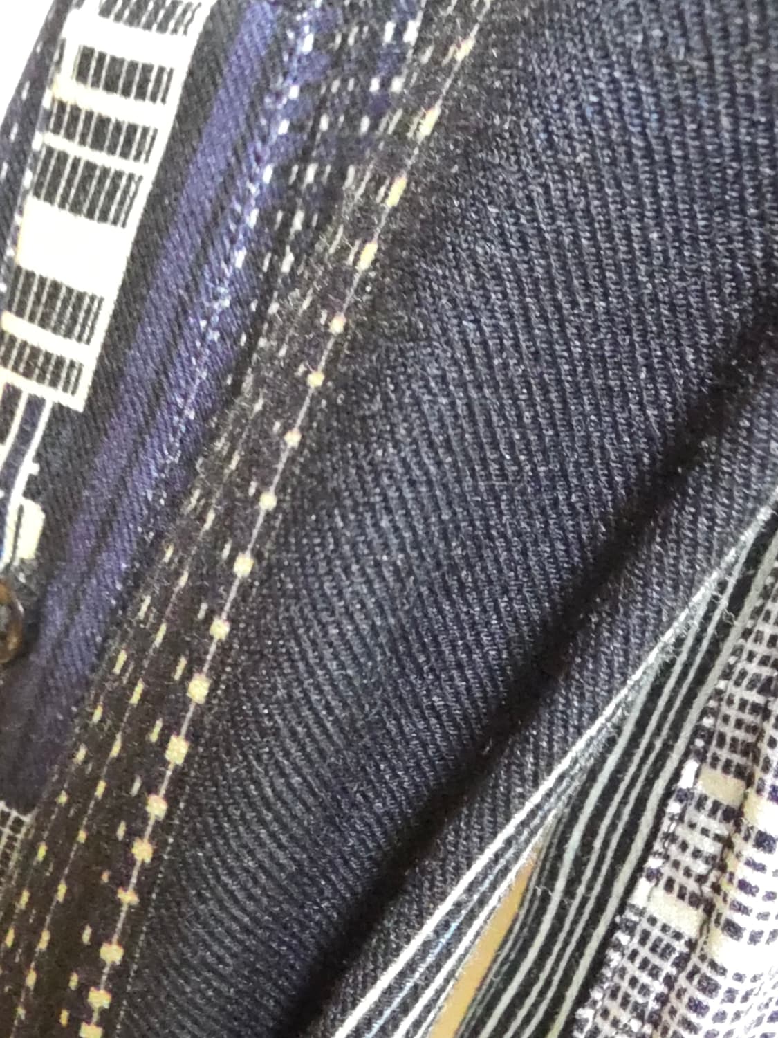 [s] ZARA 자라 패치워크 체크 패턴 셔츠 남방 상품이미지4