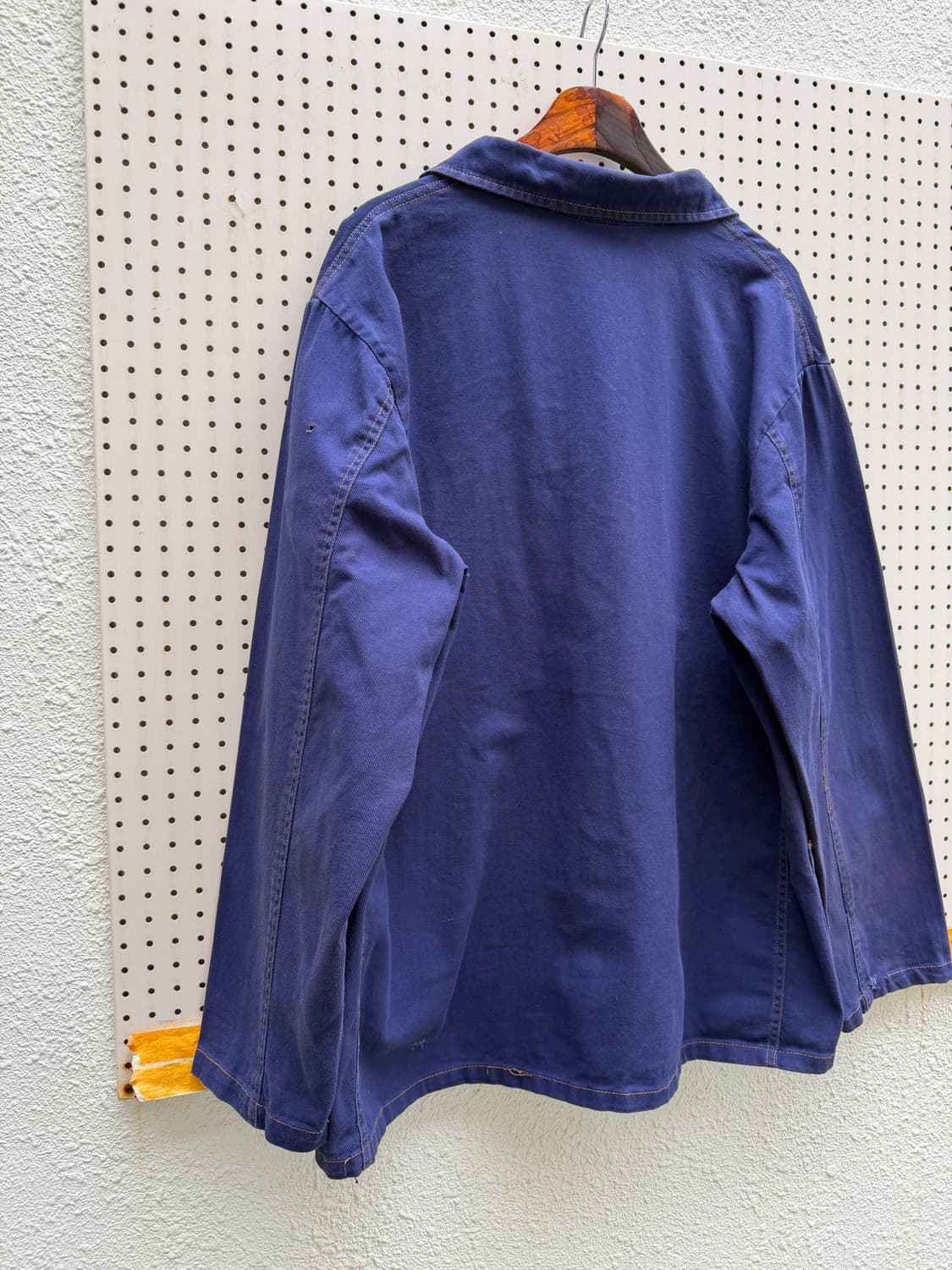 1990s FADED NAVY ITALIAN WORK 유로피안워크자켓 상품이미지10