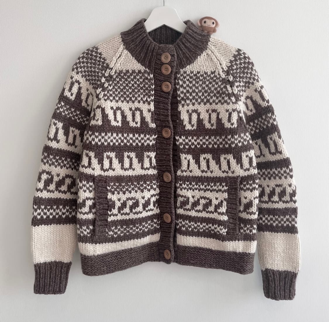 울 100 가디건 상품이미지1