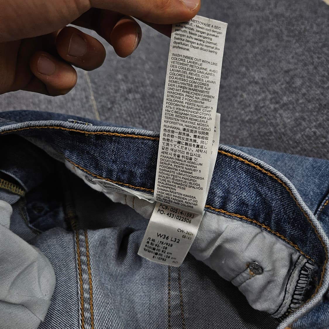리바이스 514 W36 L32(급처) 상품이미지8