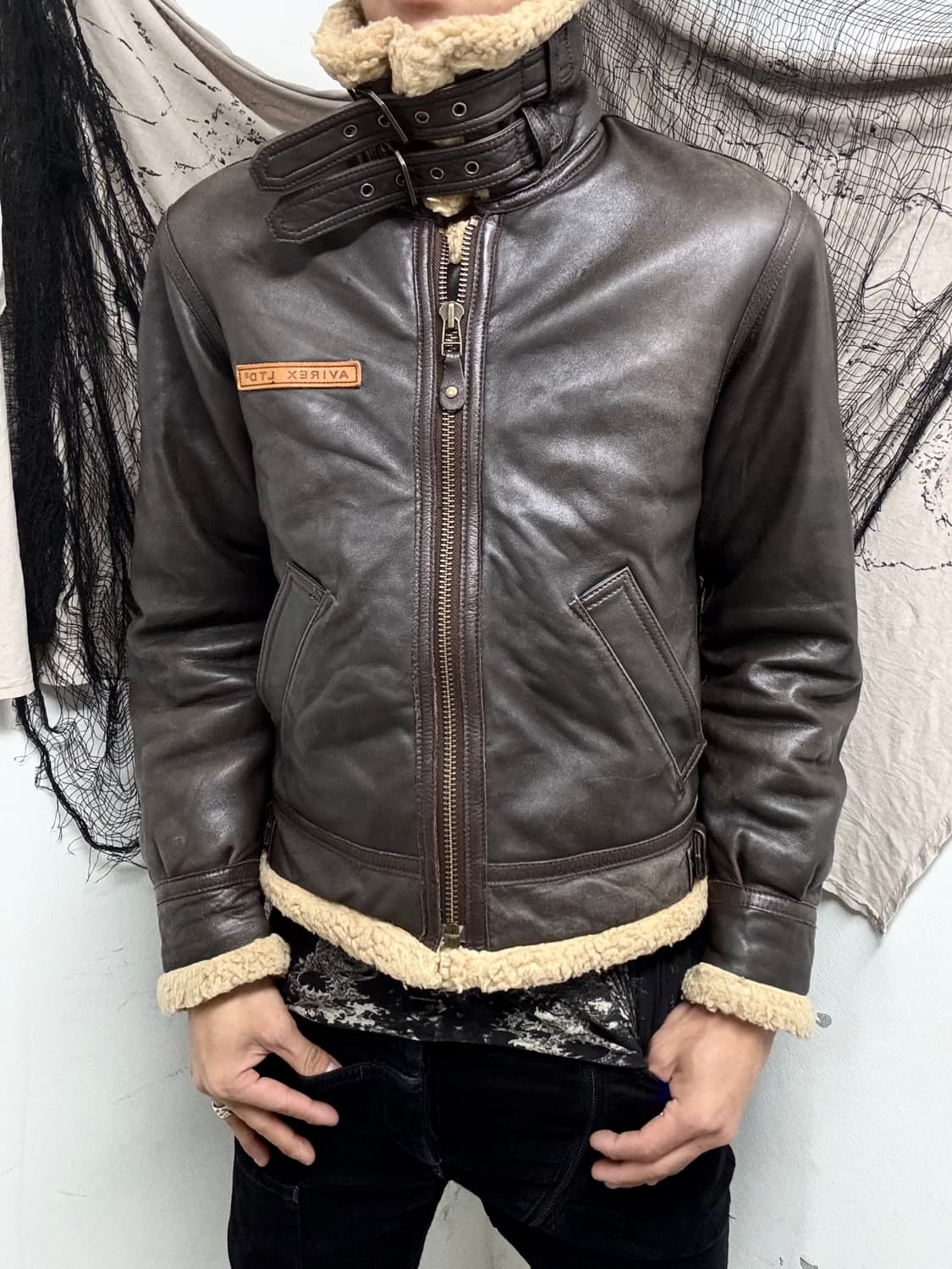 [AVIREX  LTD B-3]Leather Flight Jacket 상품이미지9