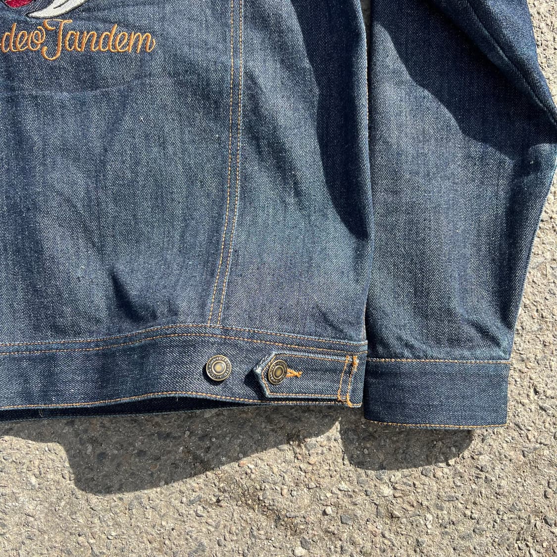 ETBX 자수 데님 트러커 자켓 상품이미지6