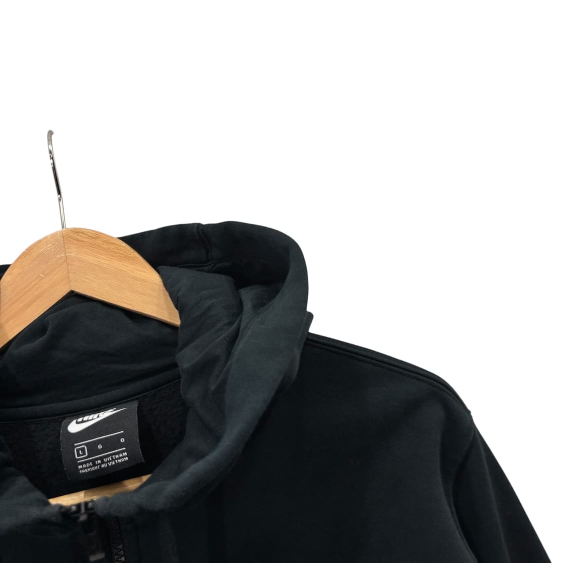 나이키 블랙 후드 집업 상품이미지3