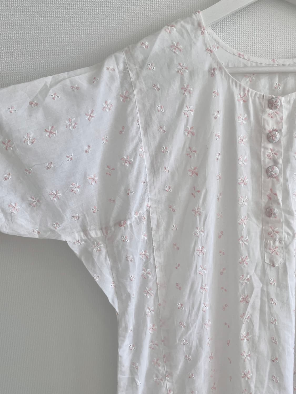 자수 원피스 잠옷 상품이미지4