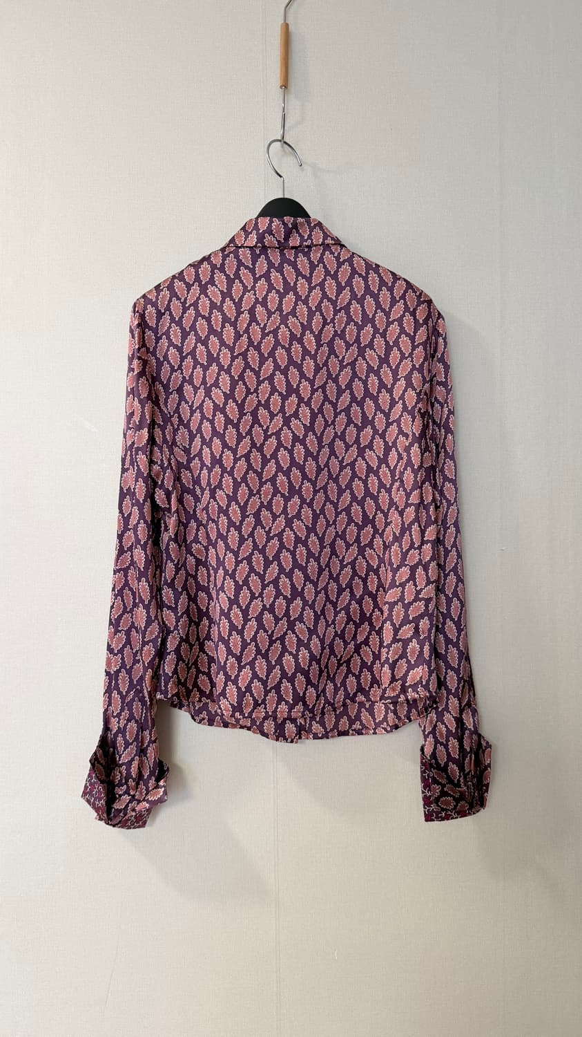 시슬리 SISLEY 실크 100% 패턴 셔츠 55 정가 329,000원  상품이미지3