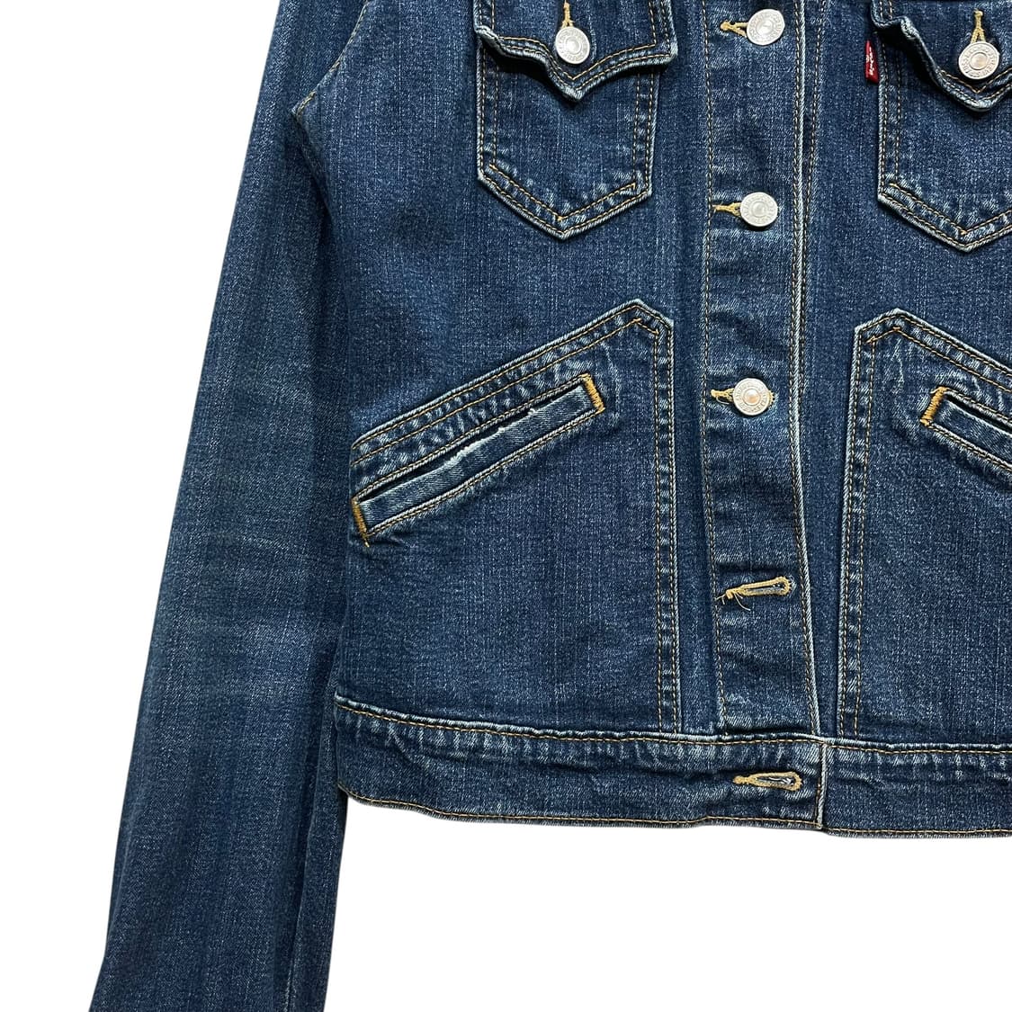 Levi’s Cropped Denim Trucker Jacket 상품이미지5