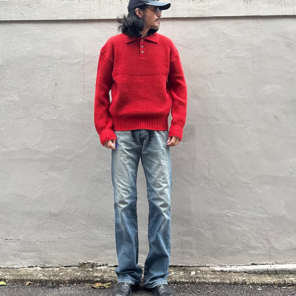 올드 카라 울 스웨터 상품이미지7