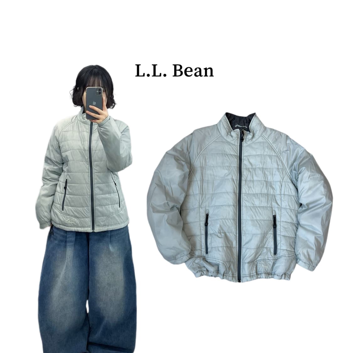 엘엘빈 고프코어 경량패딩 자켓 상품이미지1