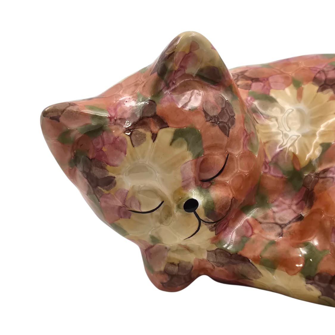 80s 영국 파크로즈 플로랄 고양이 피겨린 상품이미지2