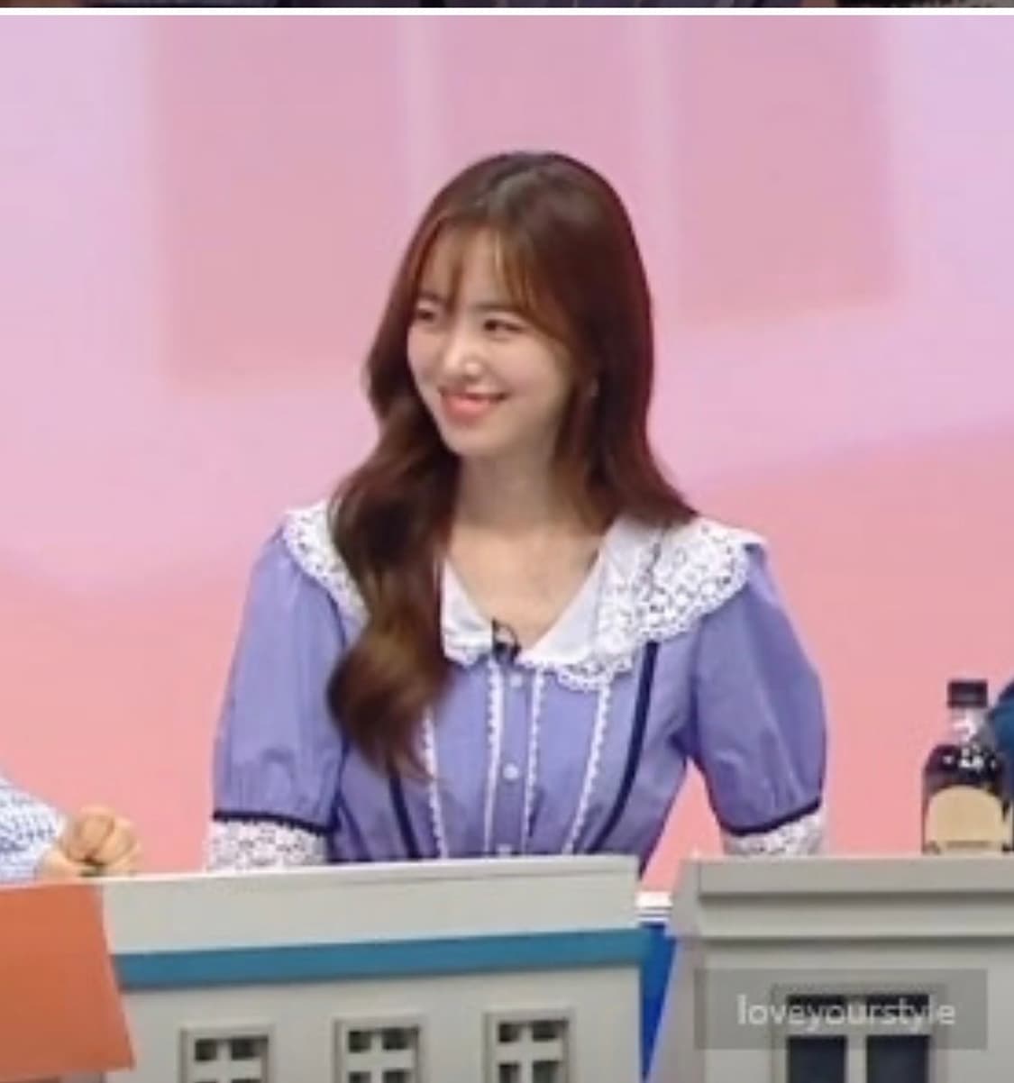 쟈니헤잇재즈 레이스 카라 원피스(블루) 상품이미지2