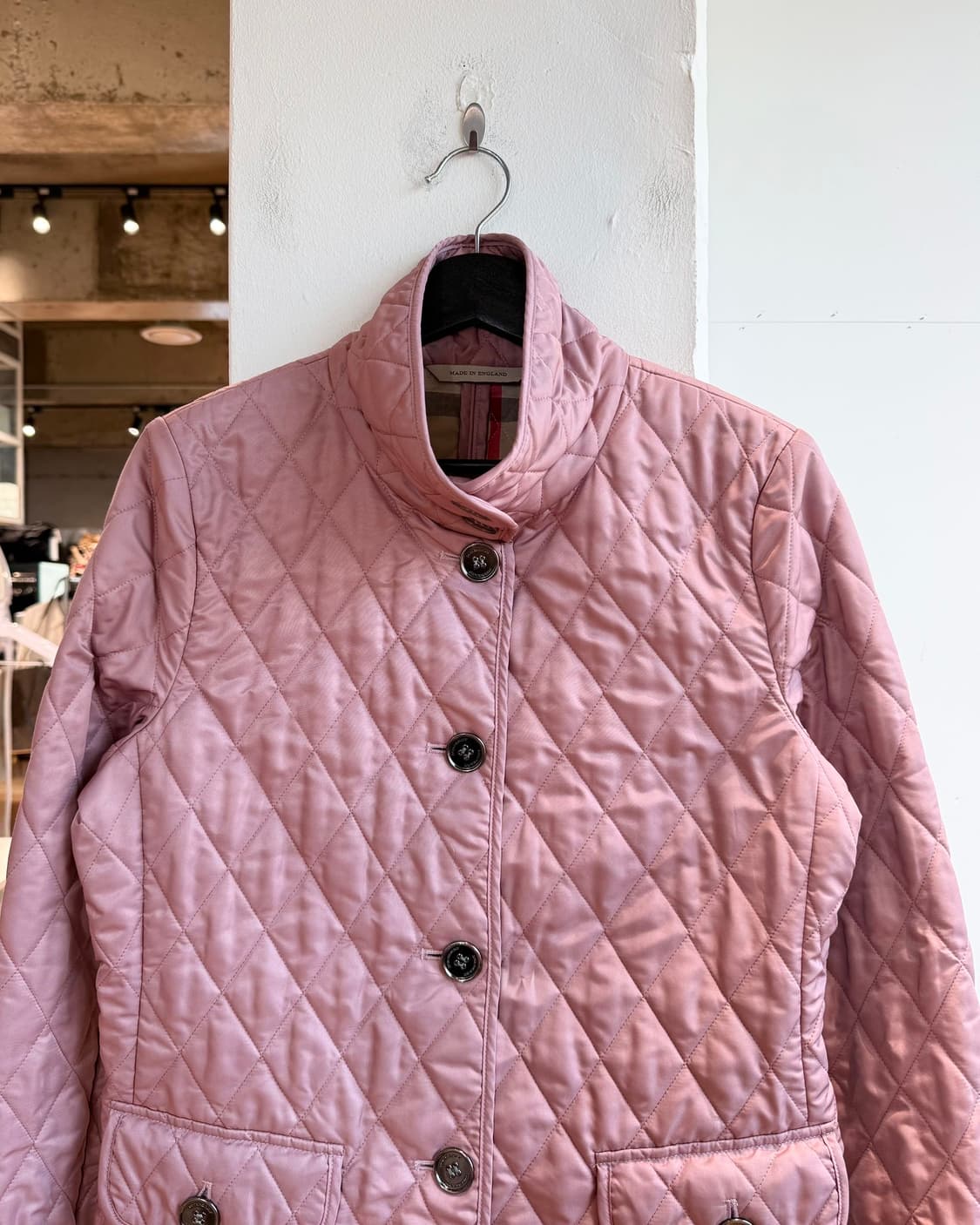 버버리 핑크 퀼팅 자켓  상품이미지3