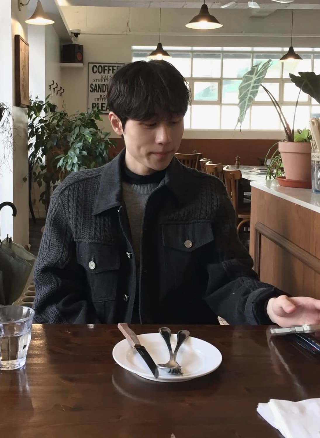 M 애니타임로릭 믹스 자켓 차콜컬러 상품이미지1