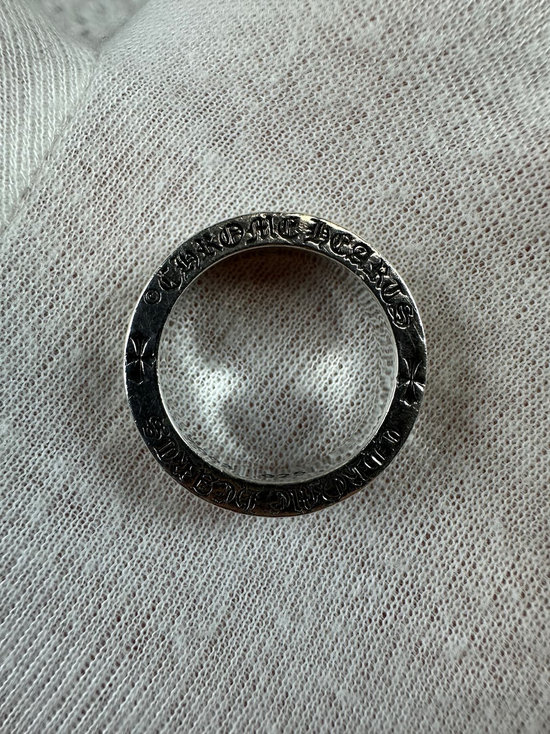 [US 8.5] 백화점판 정품 크롬하츠 포에버링 6mm 상품이미지7