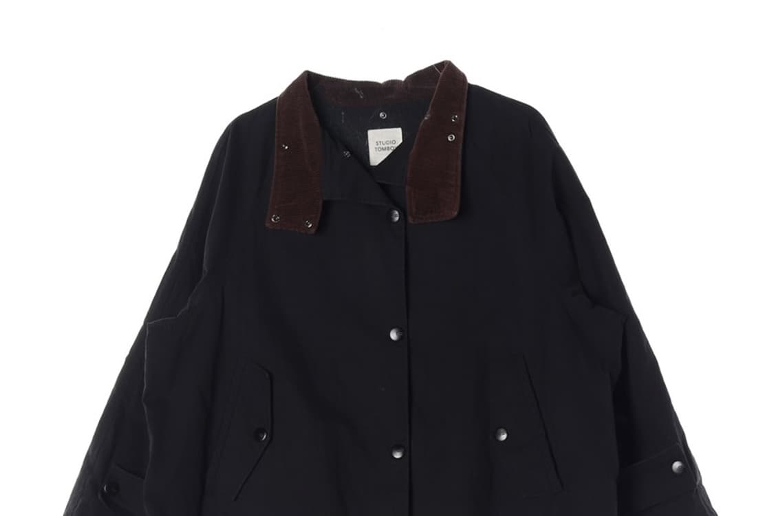 스튜디오톰보이 코듀로이 카라 하프 자켓 상품이미지4