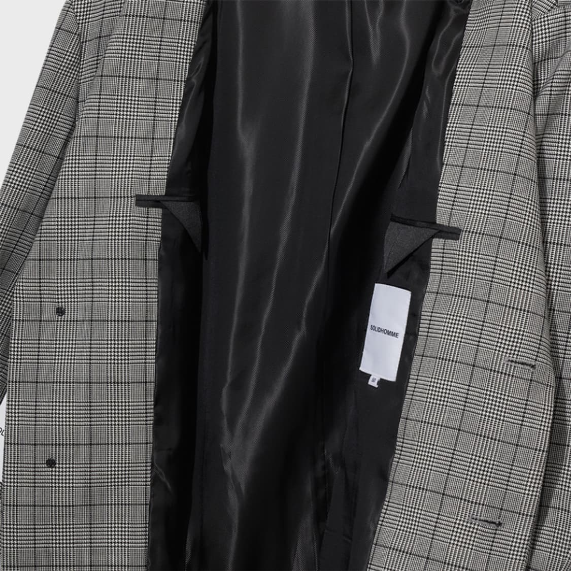 솔리드옴므 오버핏 체크 블레이저 (S202CJ18920H)_46 상품이미지3