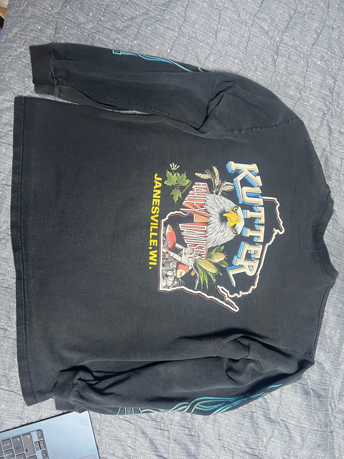 할리데이비슨 롱슬리브 made in usa 상품이미지4