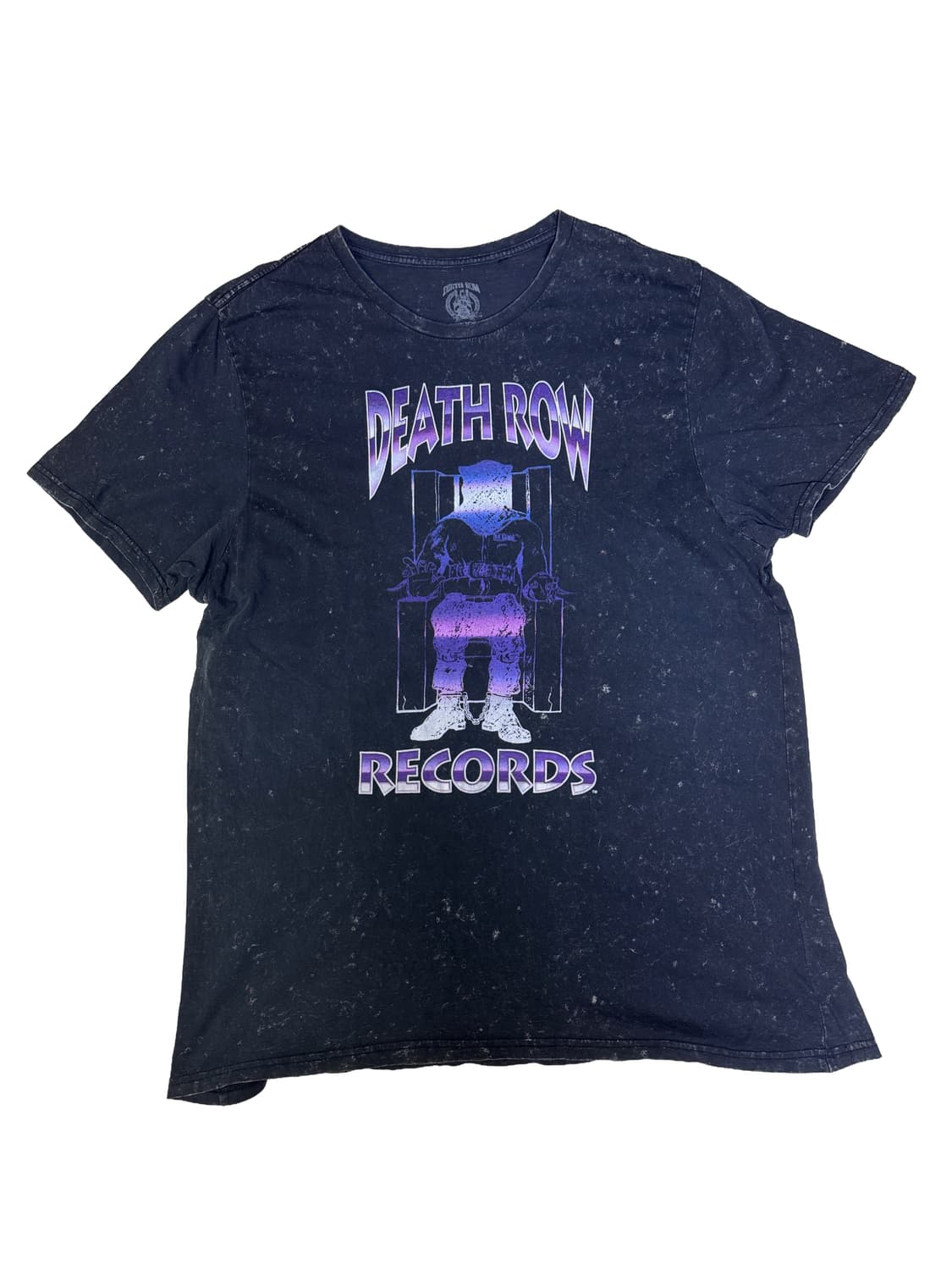 빈티지 데스로우 레코즈 스톤워싱 티셔츠 XL 상품이미지1