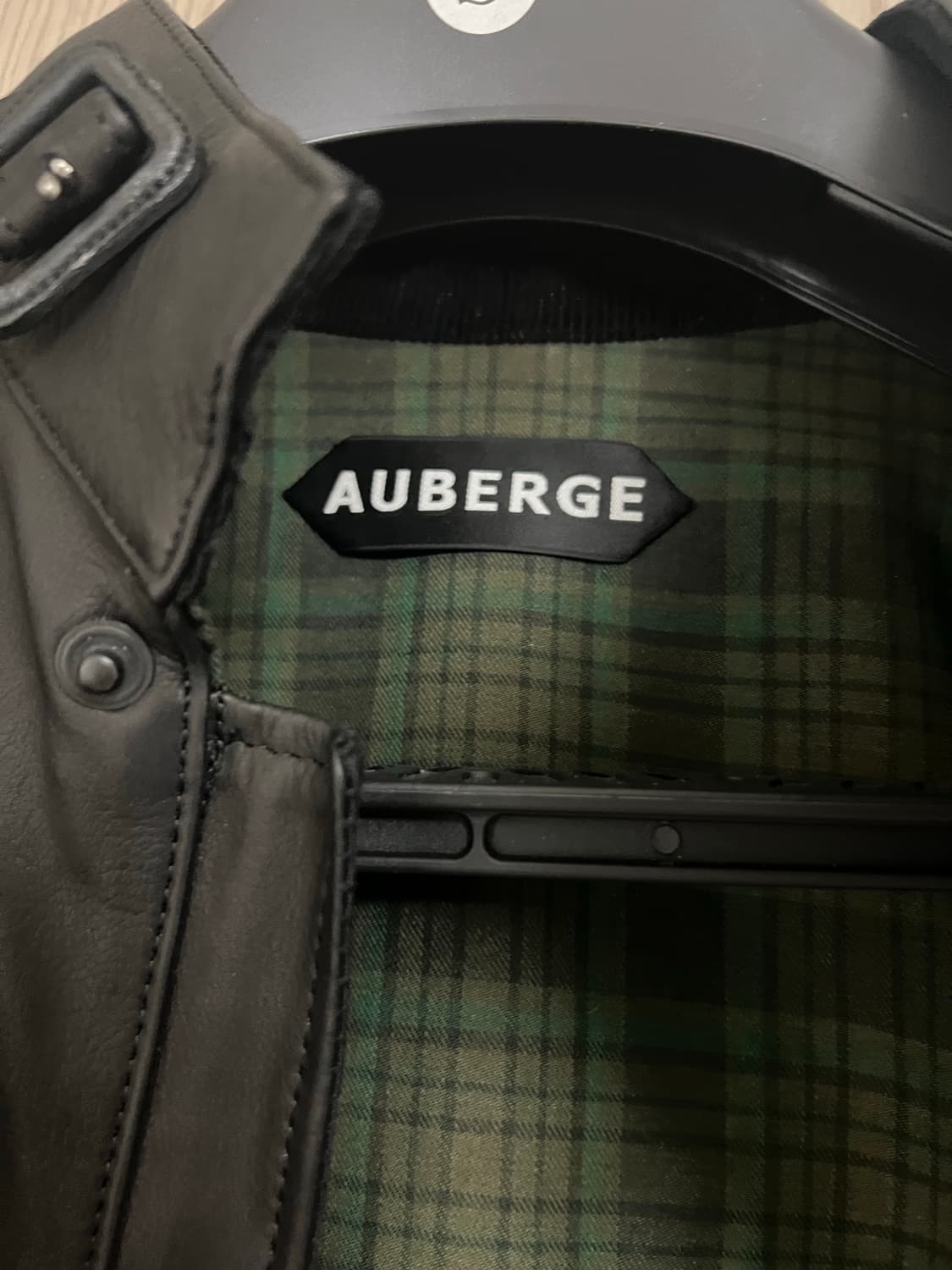Auberge/black shadow(카프스킨레더자켓)/42 상품이미지3