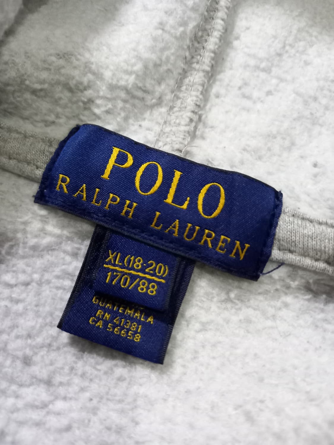 폴로 POLO 랄프로렌 그레이 빅포니 후드집업 95~100 상품이미지5